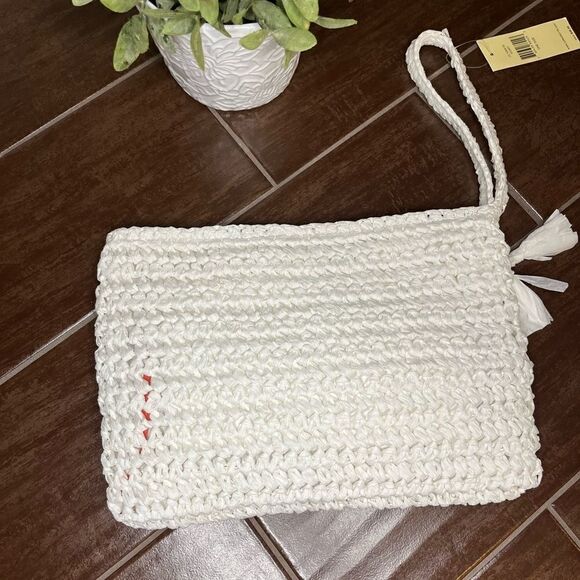 Collection18 Ivory paper Tucan Clutch - Picture 2 of 7
